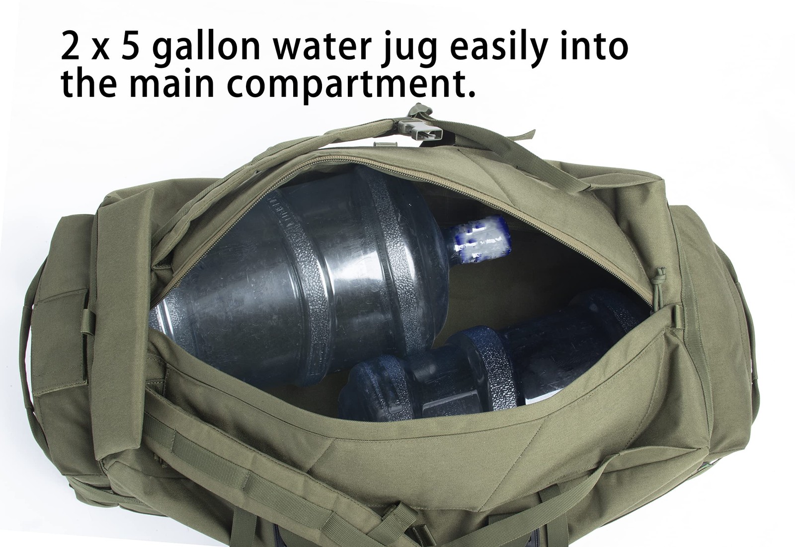 Large Military Duffle Bag Backpack Tactical Field Gear Equipment Duffel Bag Army