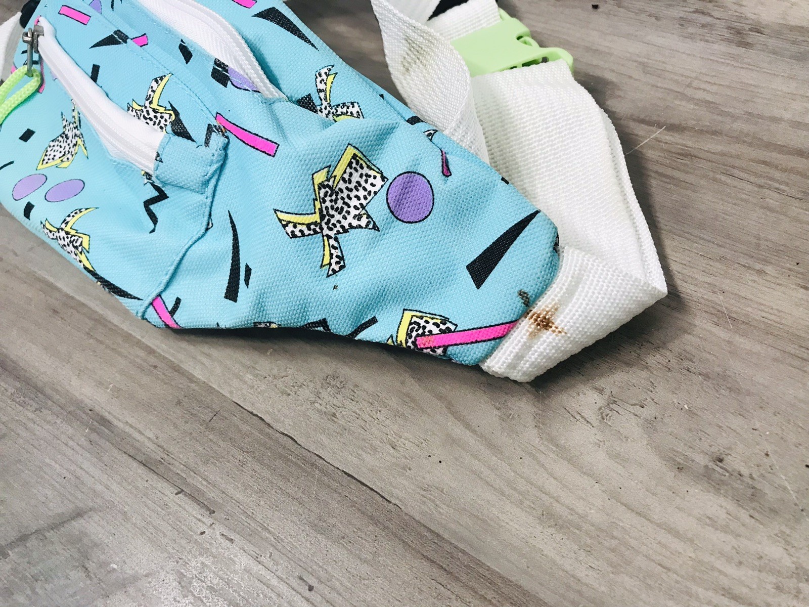 Dutch Bros Fanny Pack Retro 80’s Style 2017 Waist Bag Aqua Festival coacha Rare