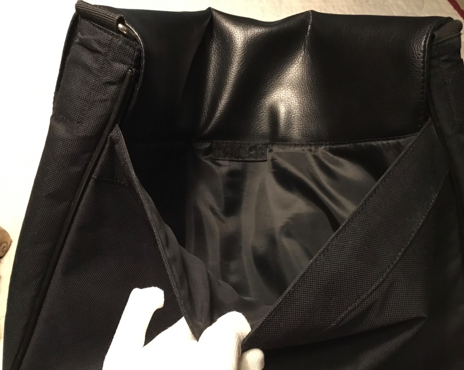 Joseph Abboud Black Messenger Bag