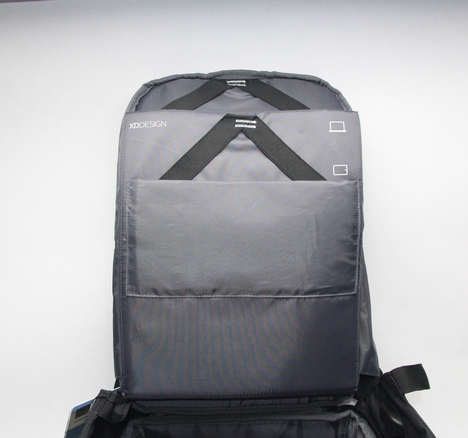 XD Design Bobby Original Anti-Theft Black Laptop Backpack w/Advertisement