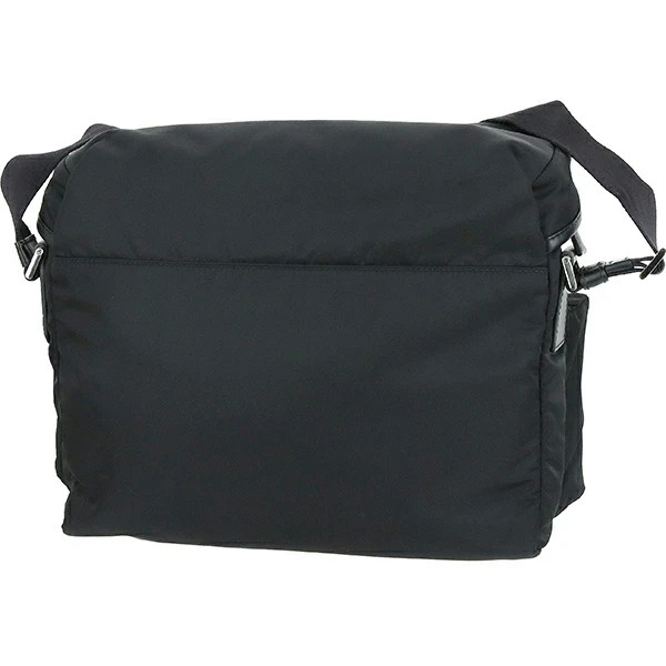 PRADA Shoulder bag Re-Nylon 2VD062 Black SHW Messenger bag Men Triangle Logo