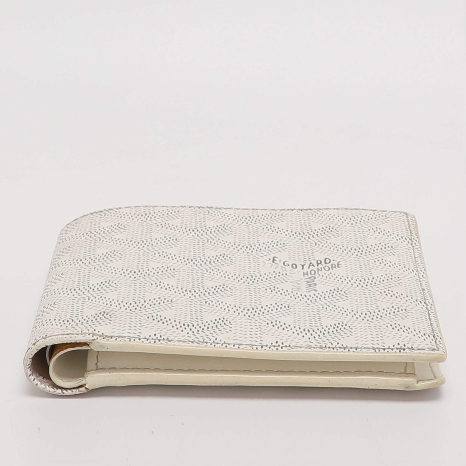 Goyard Saint Florentin White Goyardine Coated Canvas Wallet