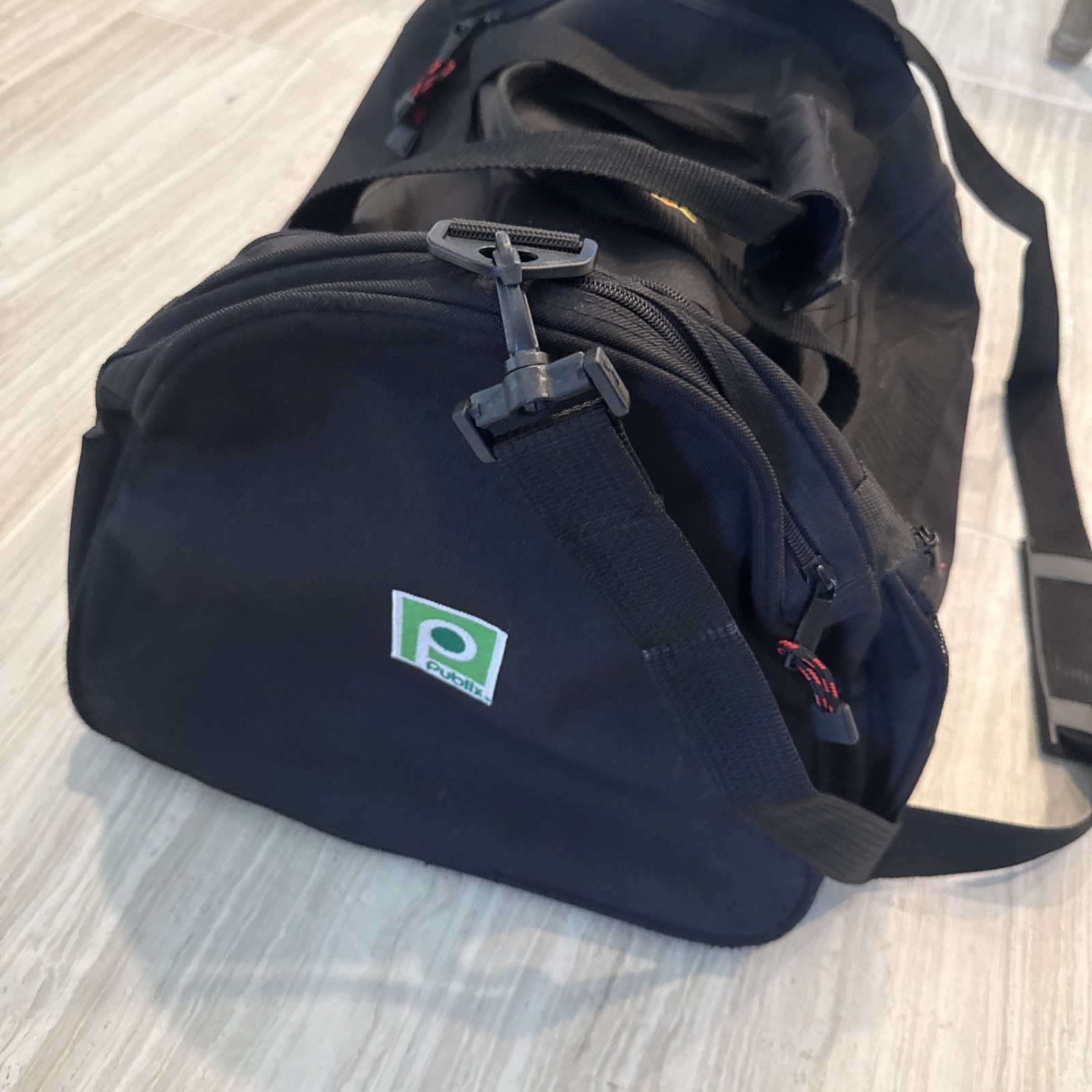 Gatorade & Publix Half Dome Black Duffel Bag Gym Sports Travel Carry