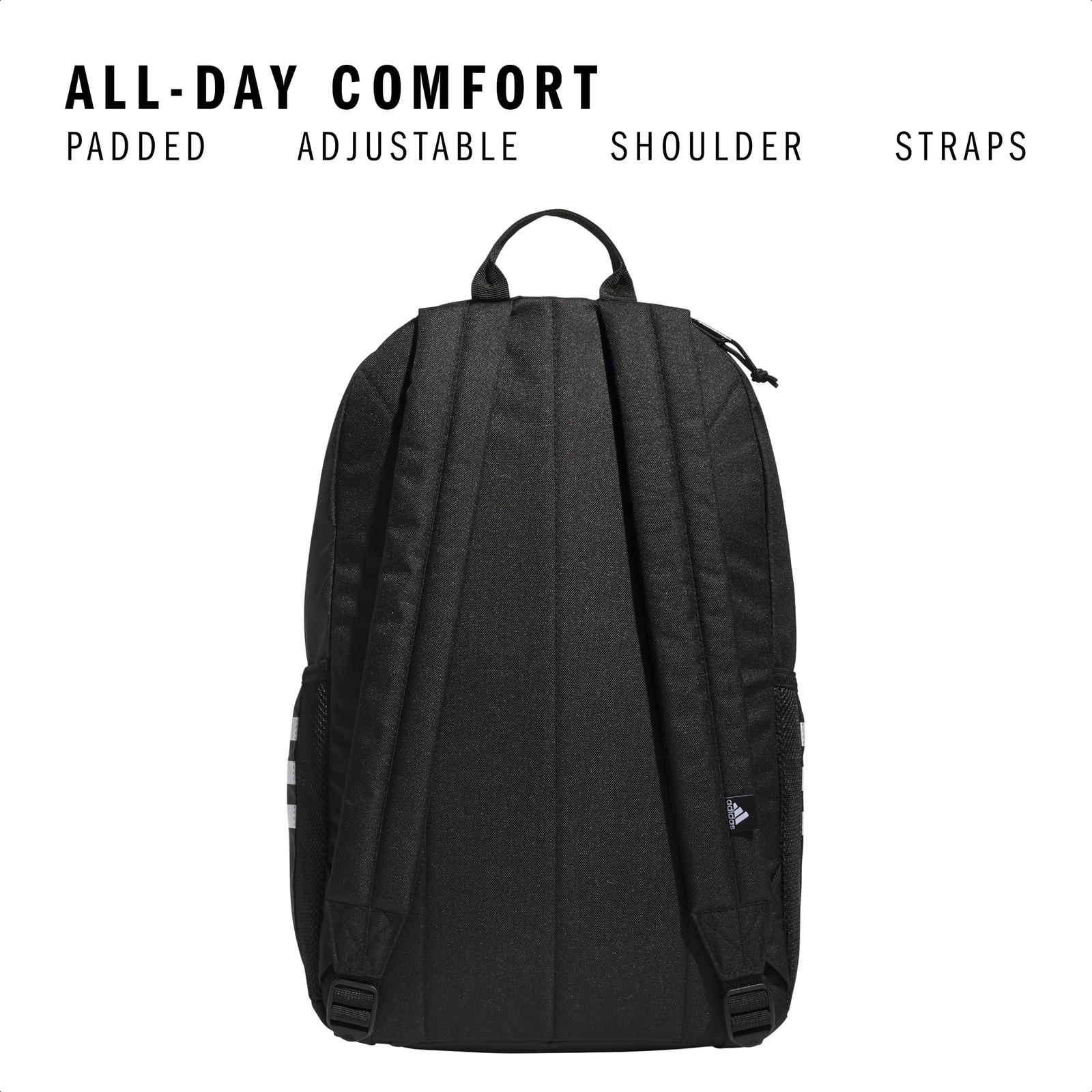Adidas Black White Backpack For Gym And Laptop 16 Inch Lifetime Warranty