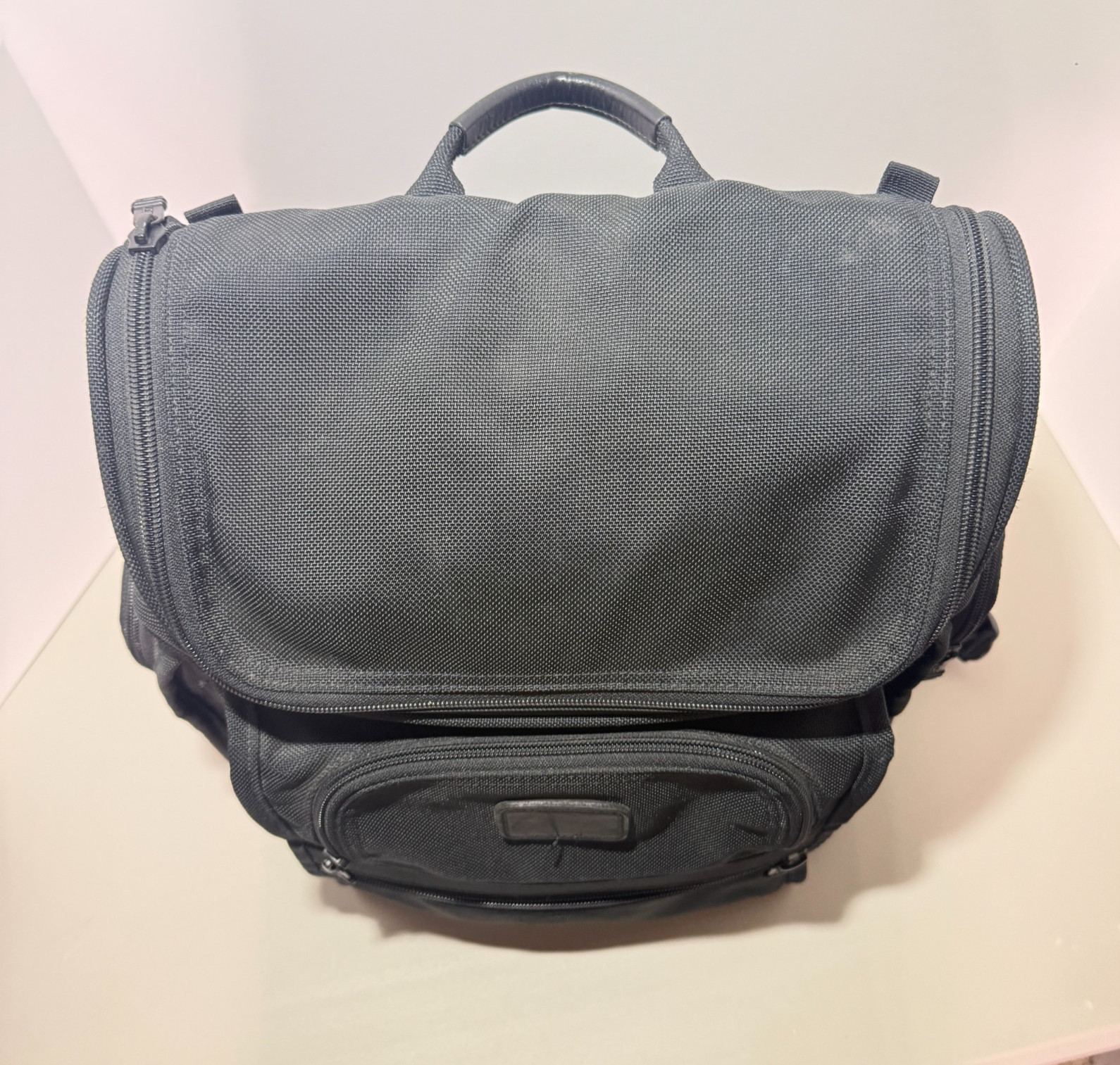 Tumi Alpha Laptop Backpack Black 2641D3 Ballistic Nylon