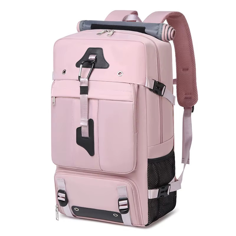 55L Large Capacity Travel Bag for Men 15.6 Inch Laptop Suitcase Backpack Multi-F