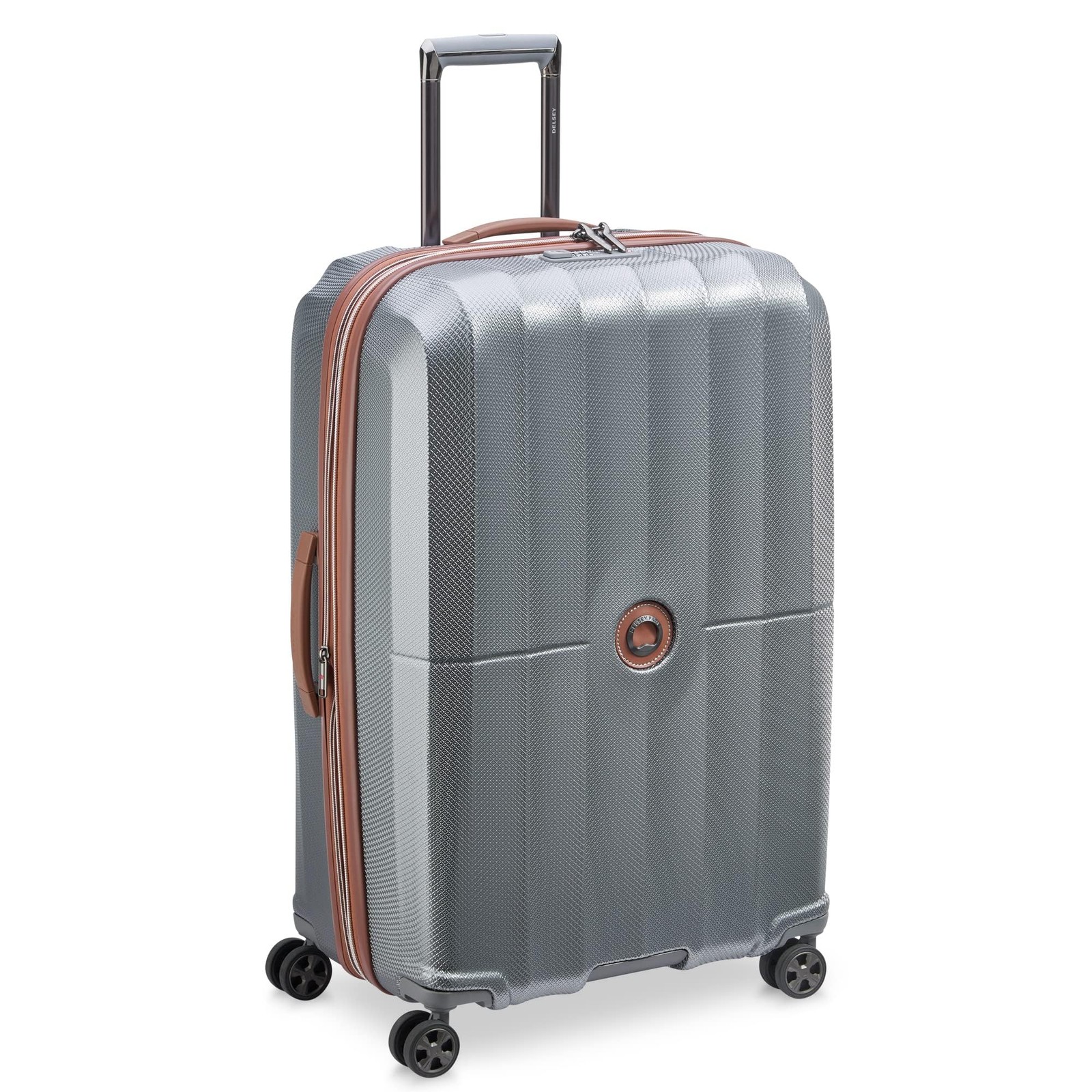 Delsey Paris Carrousel 28″ Expandable Carry-On Spinner ( Platinum)U8