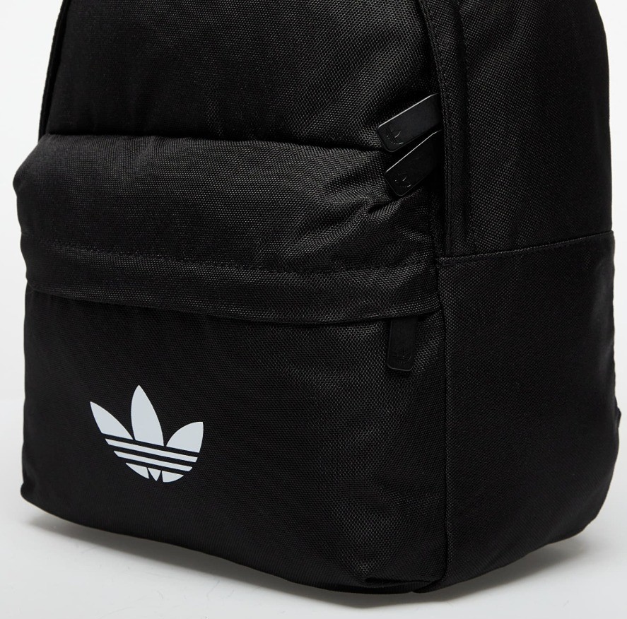 Adidas Originals Adicolor Small Backpack Black White Trefoil Travel School IJ076