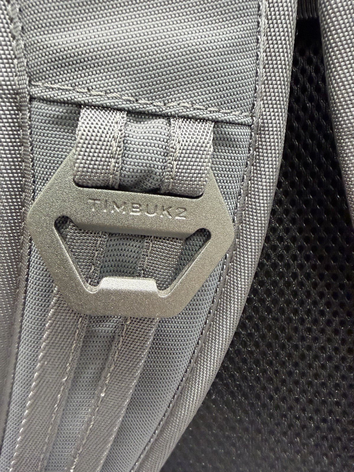 Timbuk2 Q Eco Gray Laptop Backpack 2.0 Promo Embroidered HALO