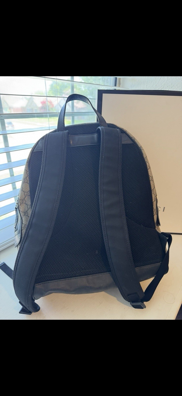 Gucci GG Supreme Canvas Backpack w/ Dust Bag