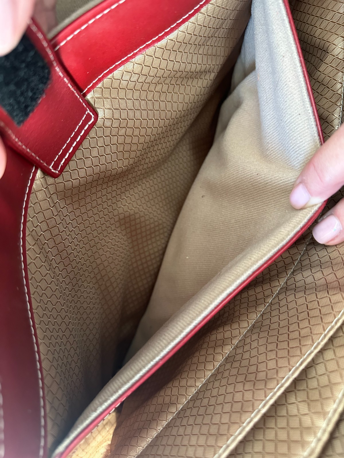 McKlein Edgebrook 15 in. Rolling Laptop Briefcase Red