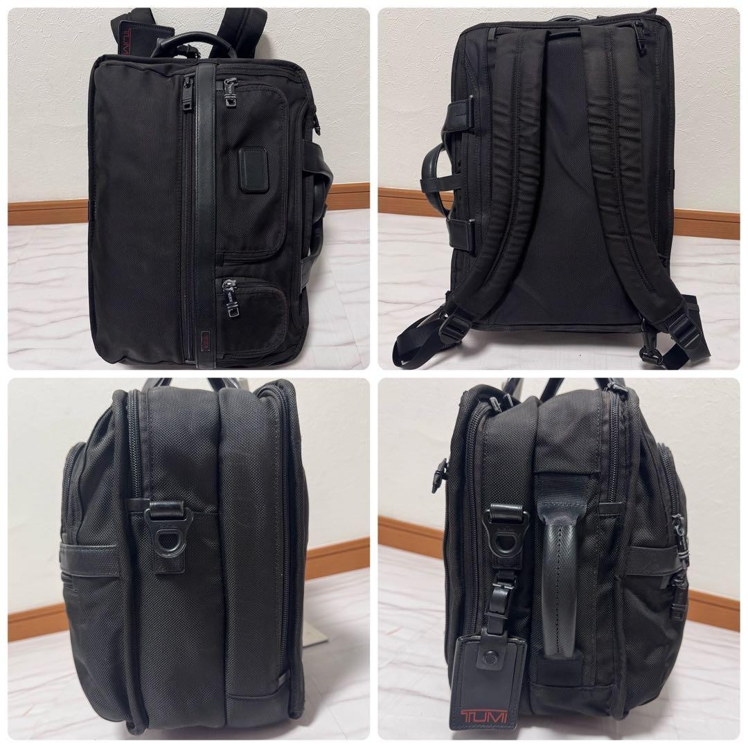 TUMI 26180D2 Alpha 2 Three Way Brief Black 3Way Backpack Business Bag A4 Japan