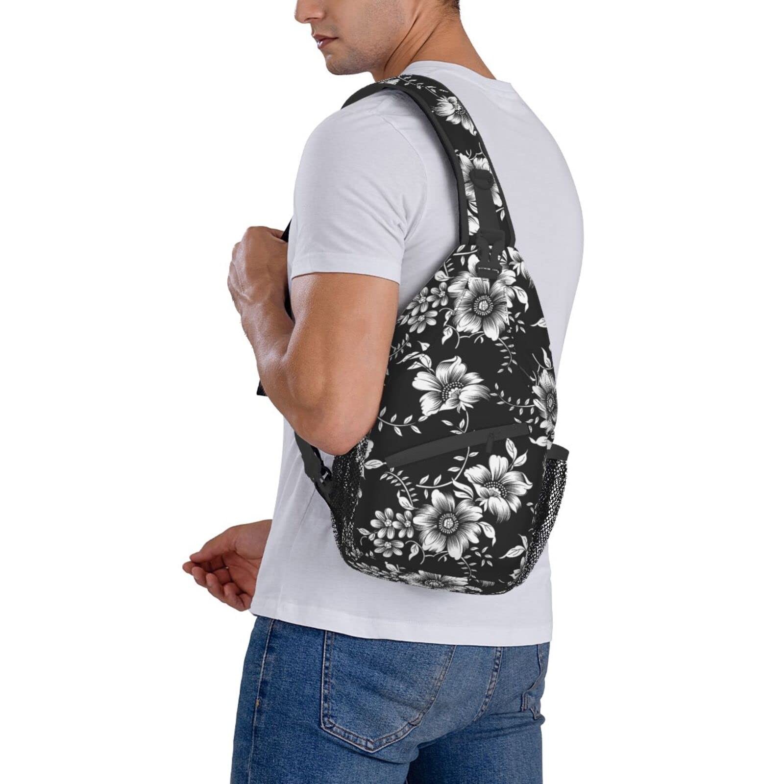 Casual Sling Bag Crossbody Chest Shoulder Backpack Gym Sports Travel Hiking