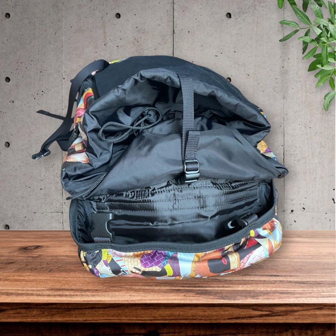 Authentic DIESEL × PORTER Backpack Tadanori Yokoo Art Collaboration 50cm Black/N