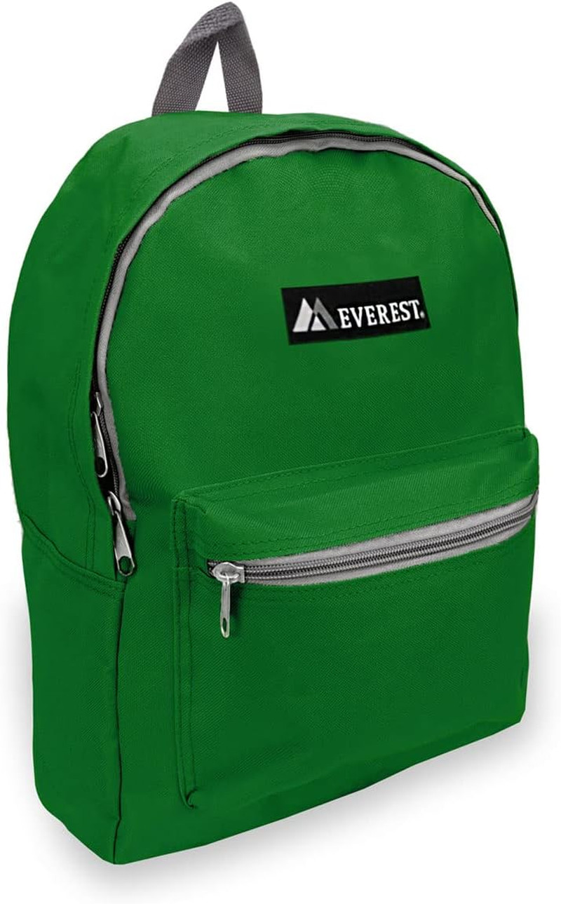 Basic Backpack, Emerald Green, One Size