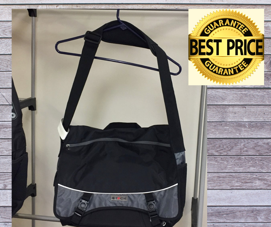 LOT of 3 G-Tech Black Music Laptop Messenger School Bag Travel canvas Business