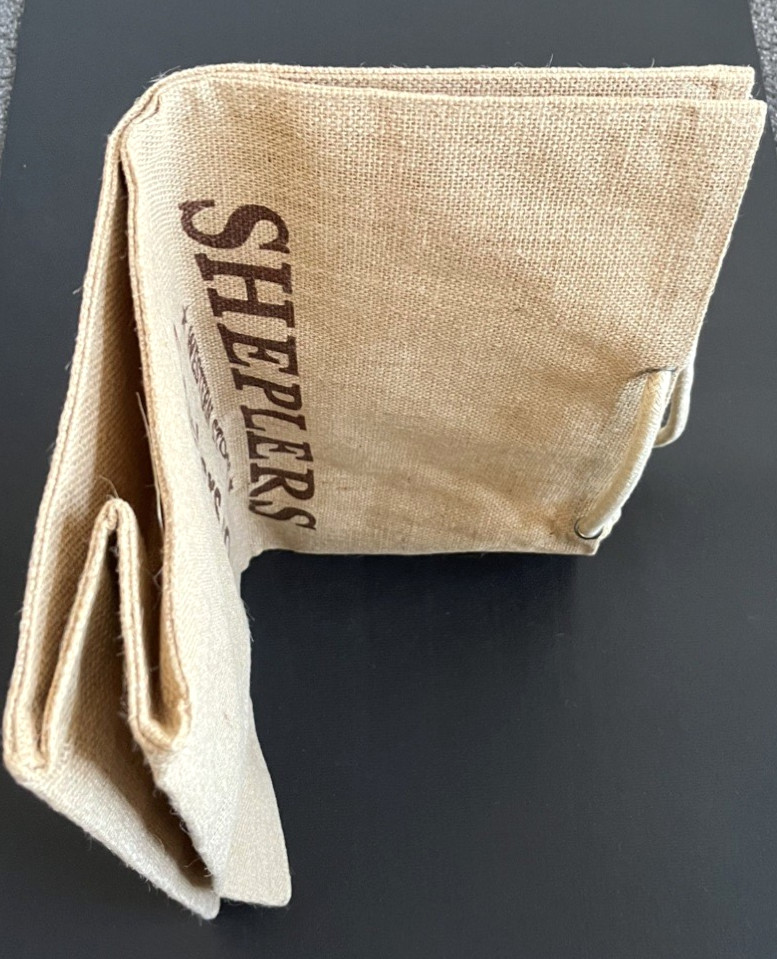 Sheplers Promotional Wrangler Jute Tote Bag Long Live Cowboys Burlap Eco