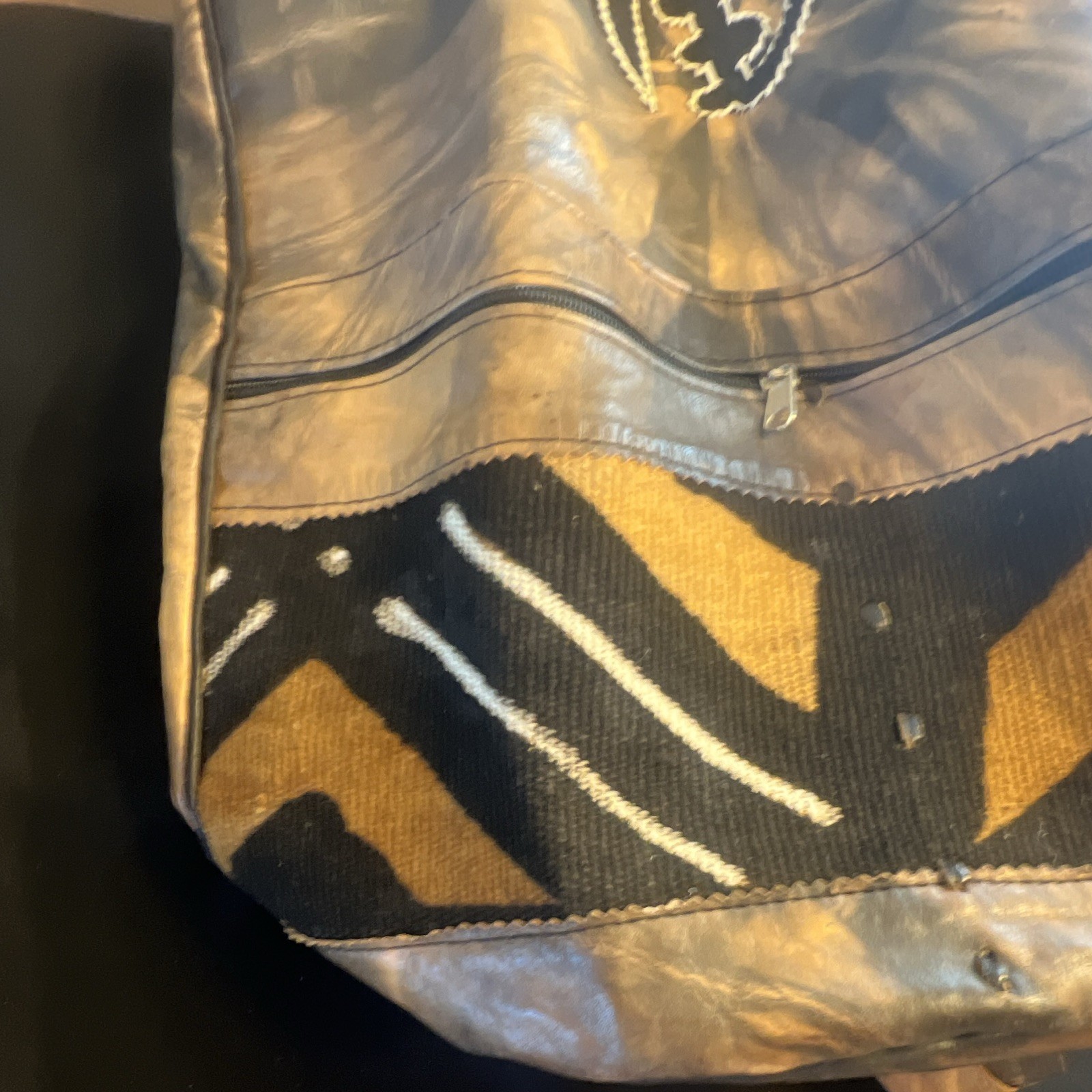 Handcrafted African Leather Unisex Backpack!