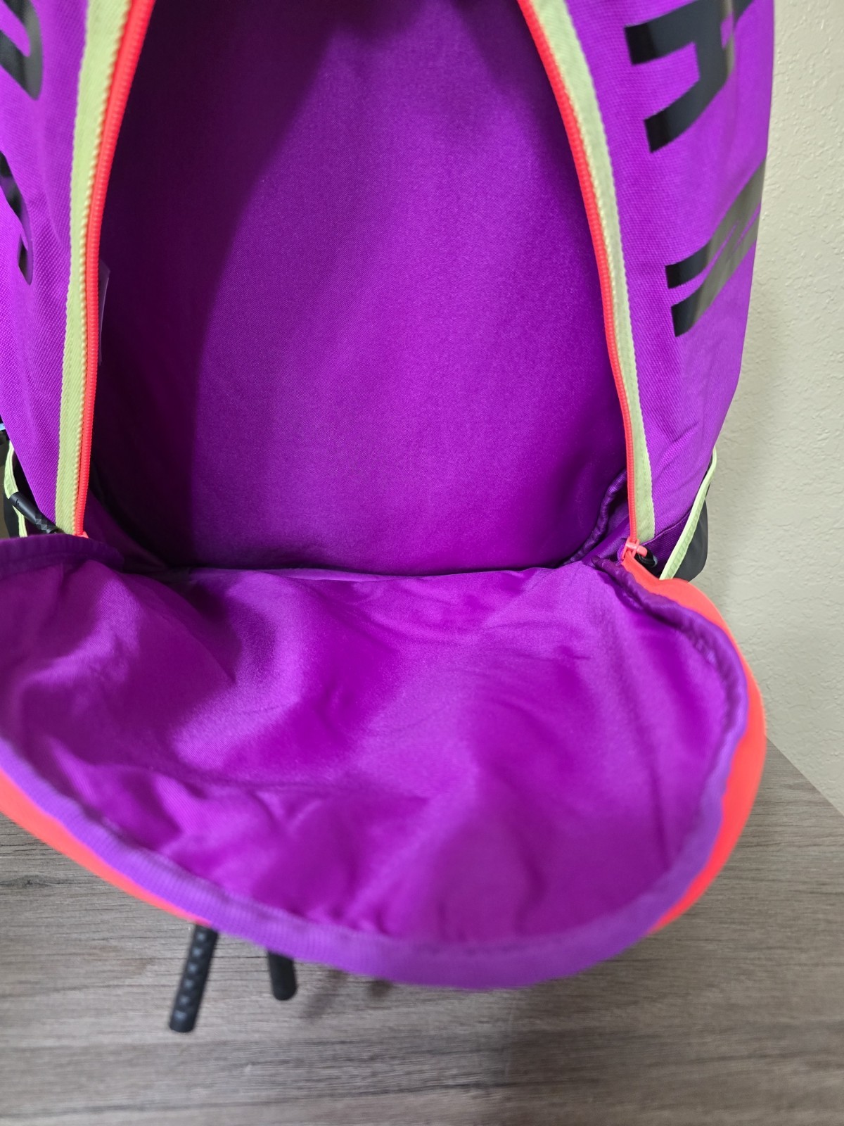 $70…Jordan Air Patrol 29-Liter Backpack Vivid Purple. 15″ Laptop Sleeve….