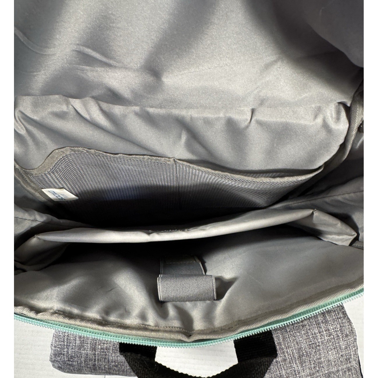 SOCKO 17in Laptop Backpack Gray Padded Commuter College Student Bag Knapsack