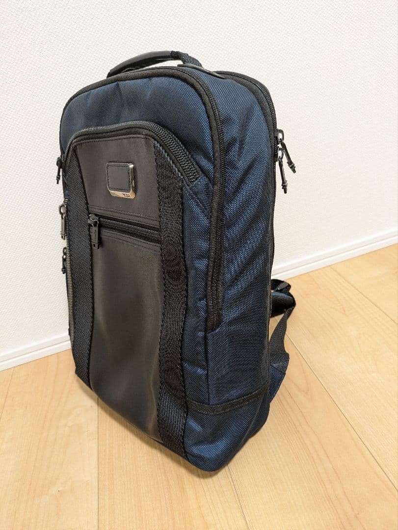Tumi Alpha Bravo Davis Backpack Navy Rucksack 42cm From Japan