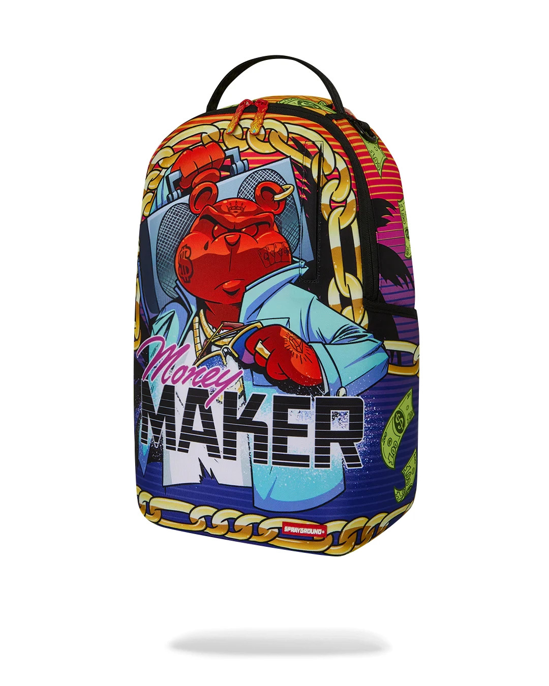 Sprayground Money Maker Backpack🔥New Black Travel Bookbag Large School Bag