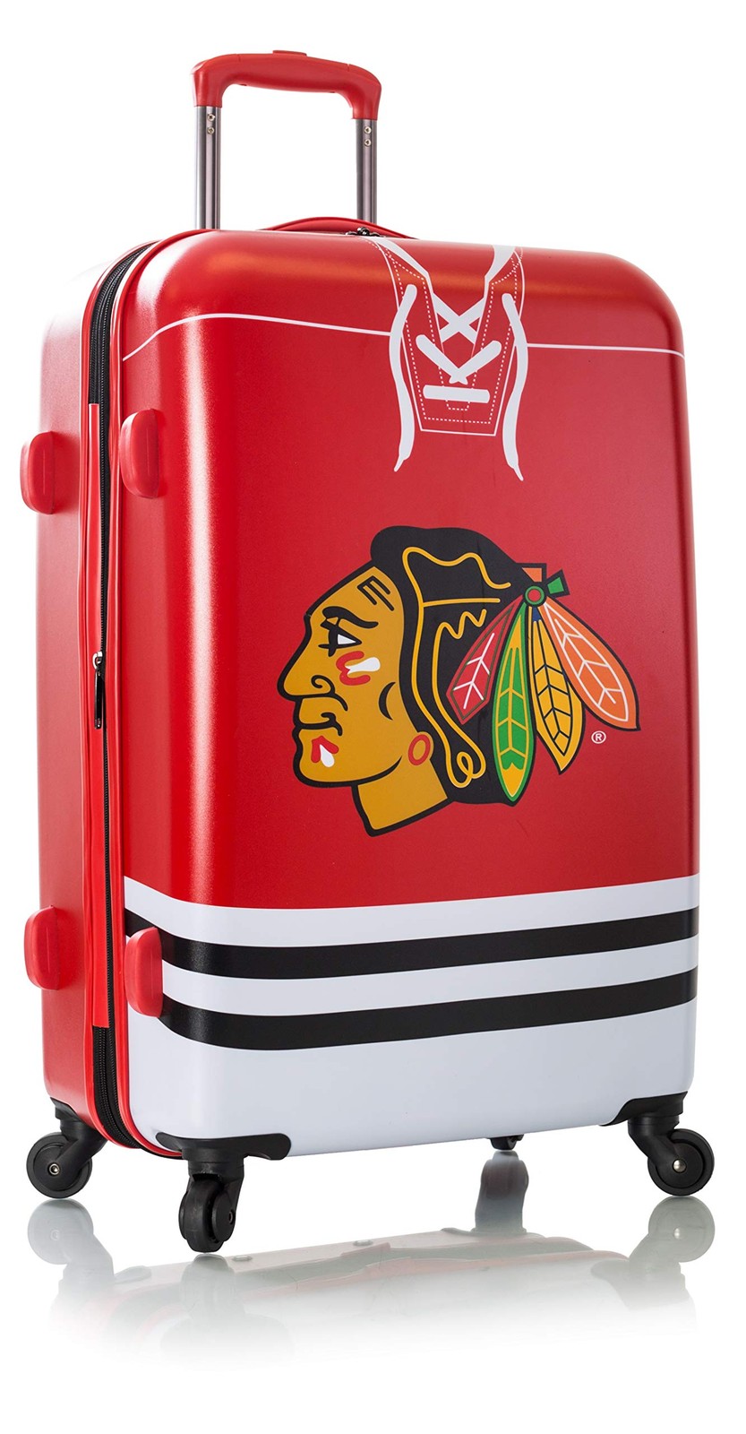 Heys America NHL Officially Licensed Wheeled Luggage Chicago Blackhawks 26 In U1