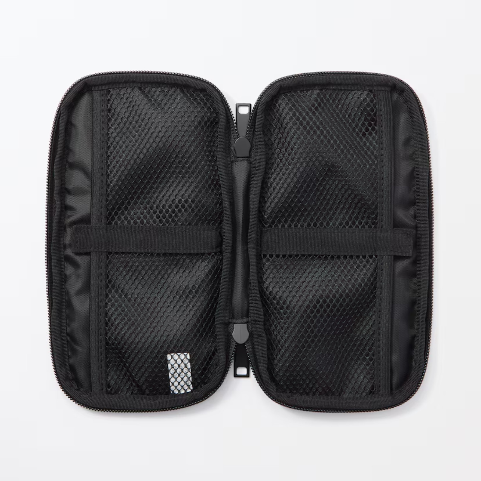 MUJI Gadget Pouch Adjustable Pocket Slim Black From Japan