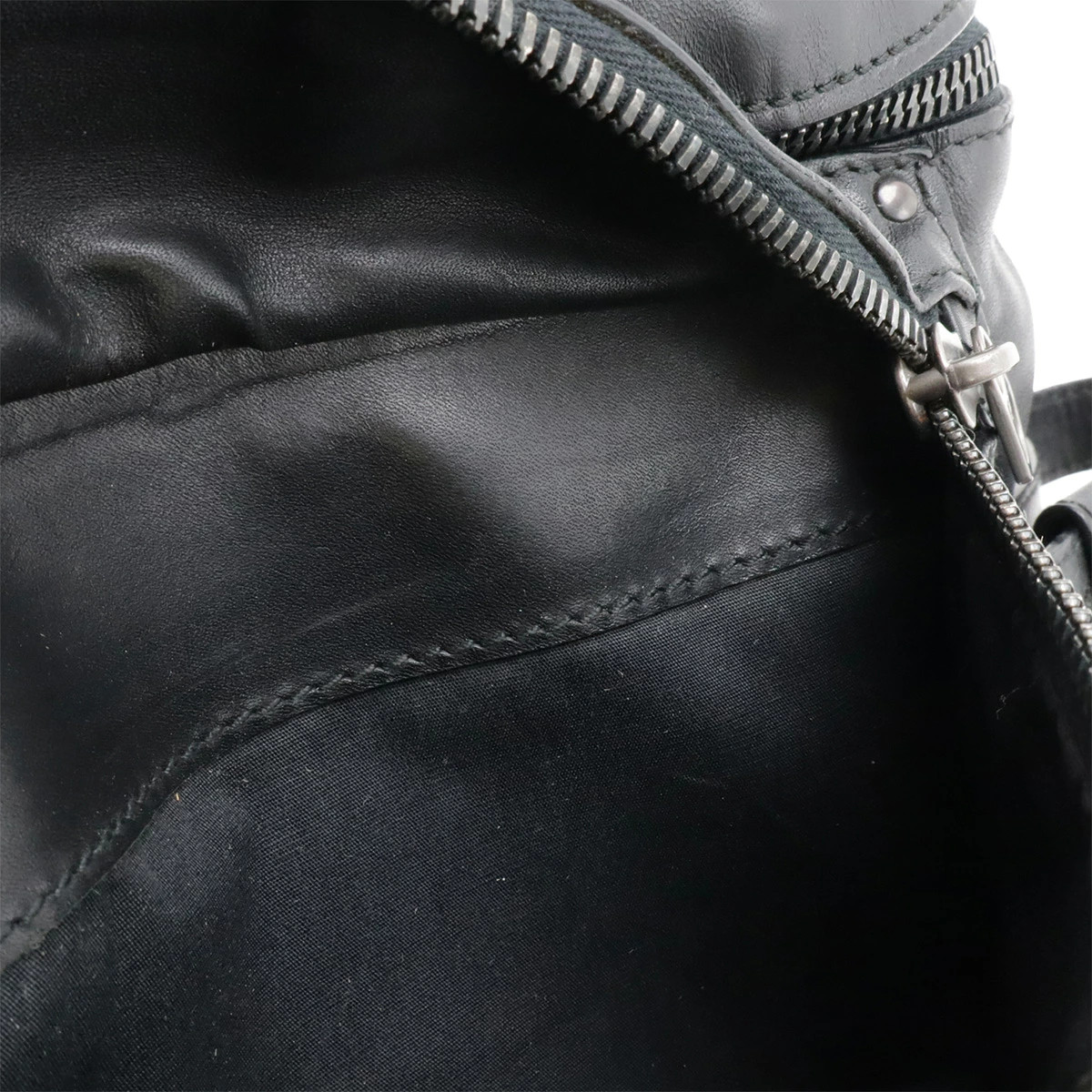 Bottega Veneta Intrecciato Belt Bag Fanny Pack Leather Black