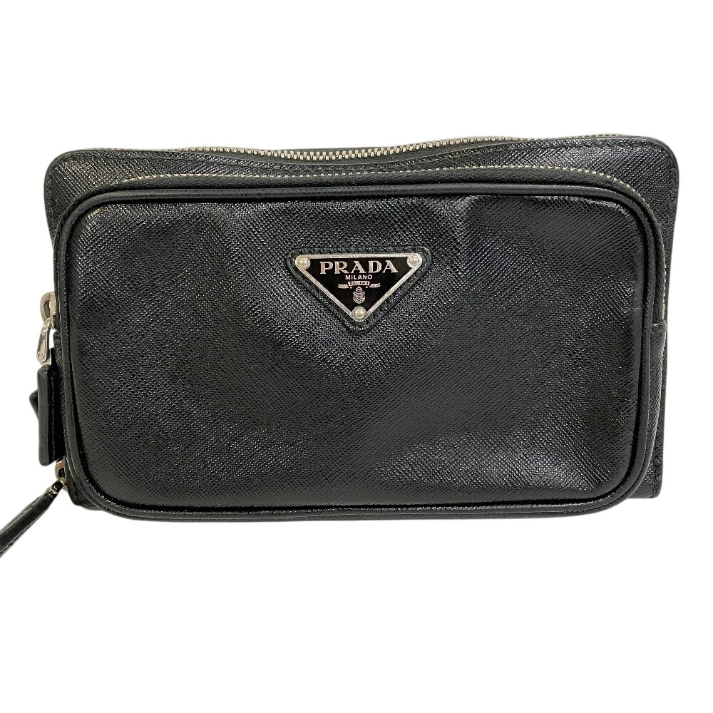 PRADA 2Vh156 Belt Bag Triangle Logo Plate Shoulder Bag Body Bag