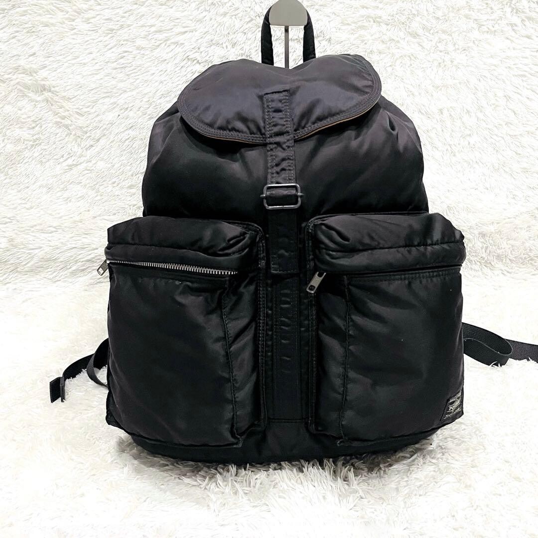 Porter Tanker Backpack Black Nylon Large A4 622 79312 Unisex Japan Rare 65
