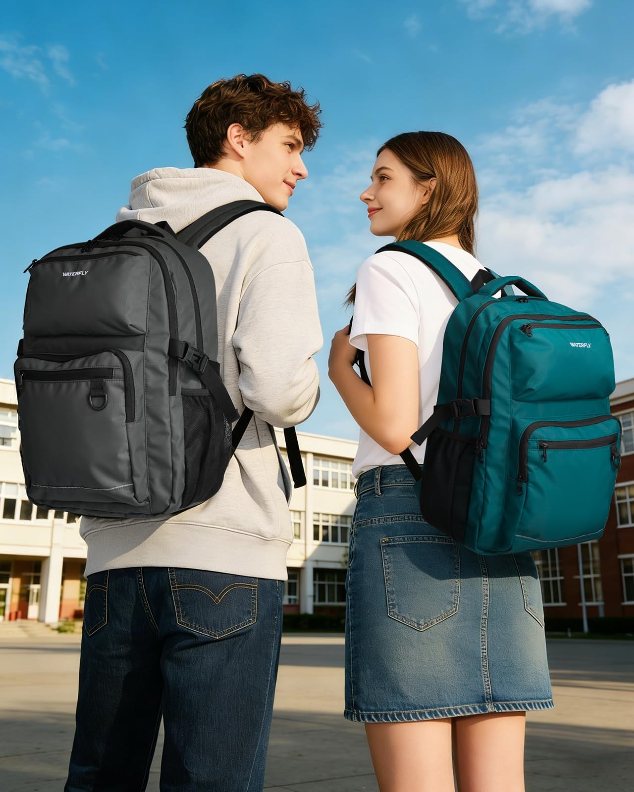 Travel Laptop School Backpack: Big Student College Middle School Bookbag for …