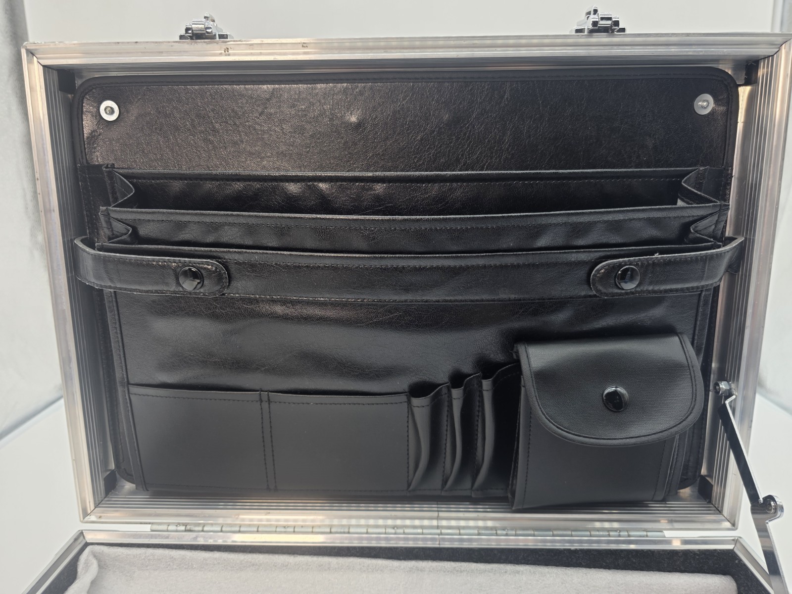 Star Case Briefcase Aluminum New/Light Wear From Storage, With File Pocket