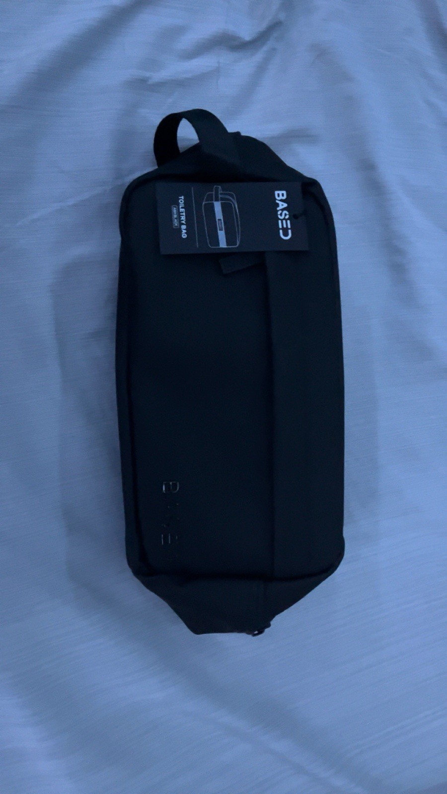BASED Black Toiletry Bag