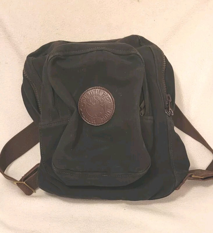 Duluth Pack Duluth Minn Everyday Use Backpack Black Canvas USA Made