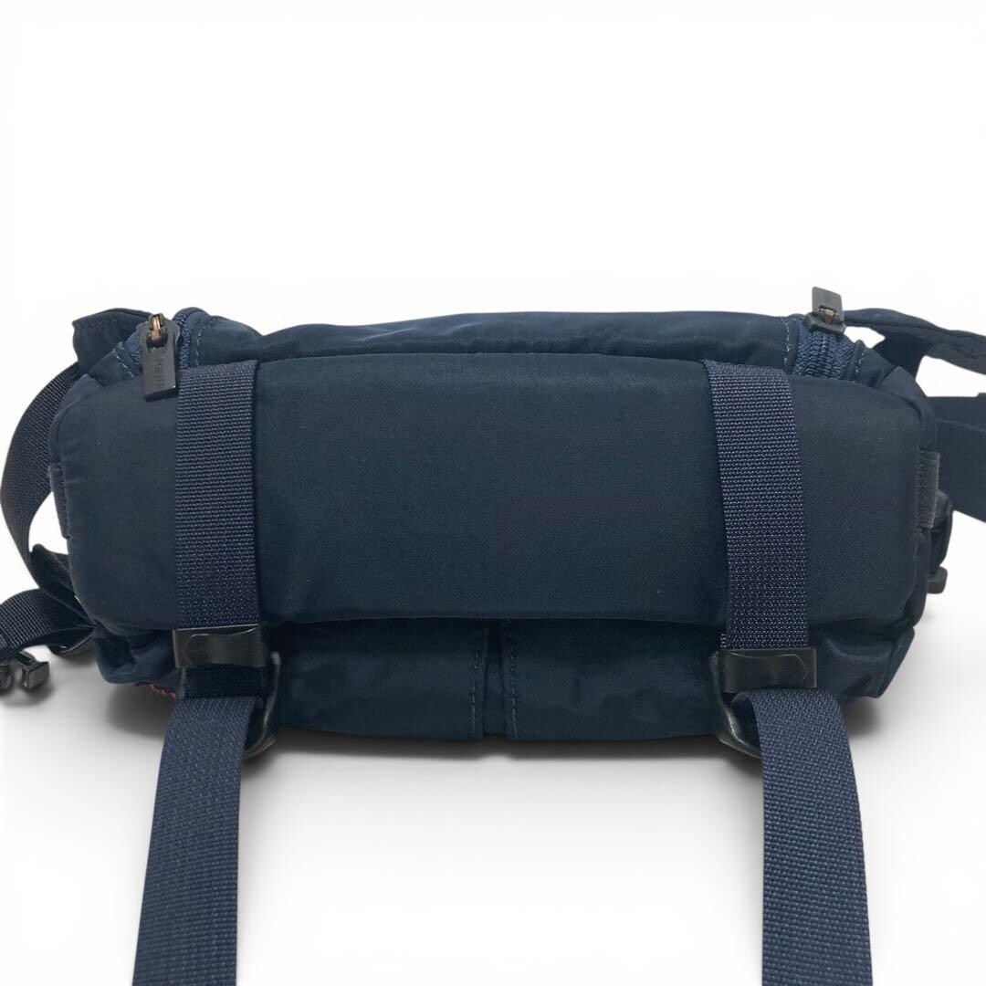 PORTER Sony Collaboration 2Way Camera Bag Navy Nylon Waist Shoulder Bag Japan