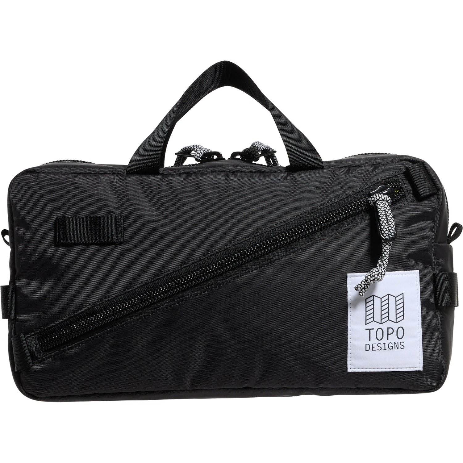 Topo Designs Quick Pack Black Nylon Waist Shoulder Bag 448 cu in 14x10x3 in