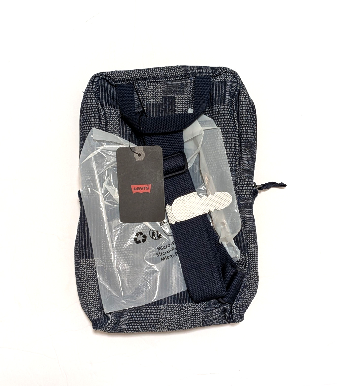 *New* LEVIS Denim Sling Bag Crossbody Pack Utility Zip Backpack (12 x 8 x 3in)