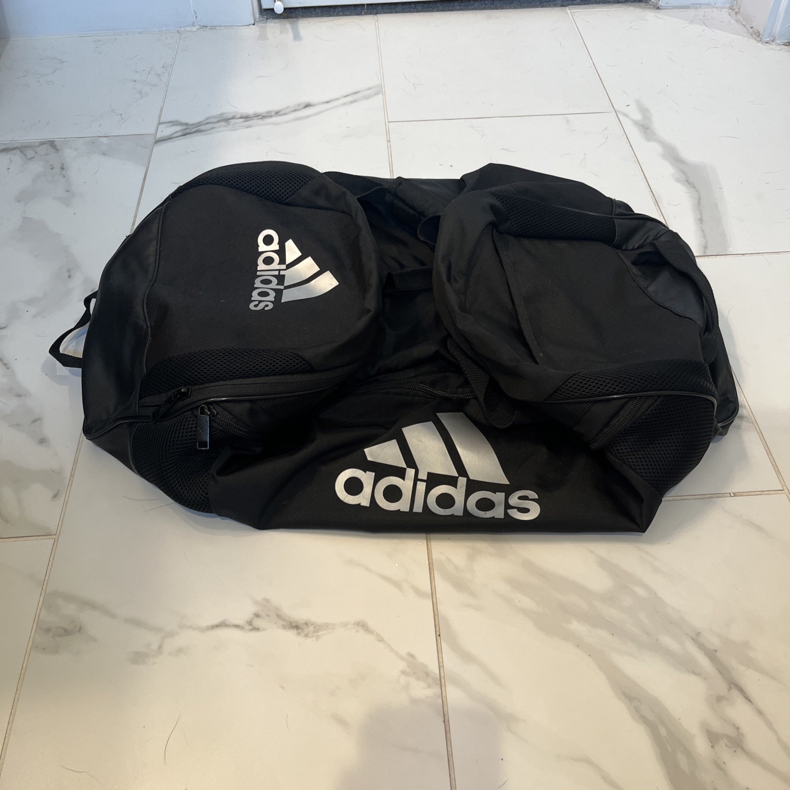 adidas Team Issue 2 Medium Duffel Bag Team Black One Size NEW FREE SHIPPING