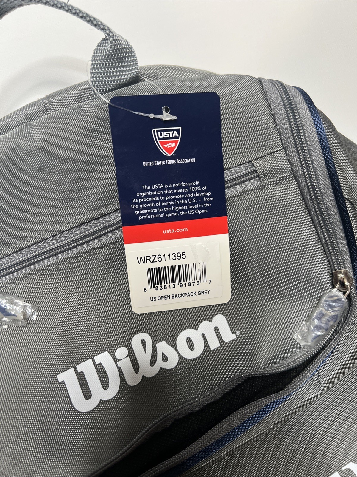 Wilson US Open Red White Blue Nylon Backpack