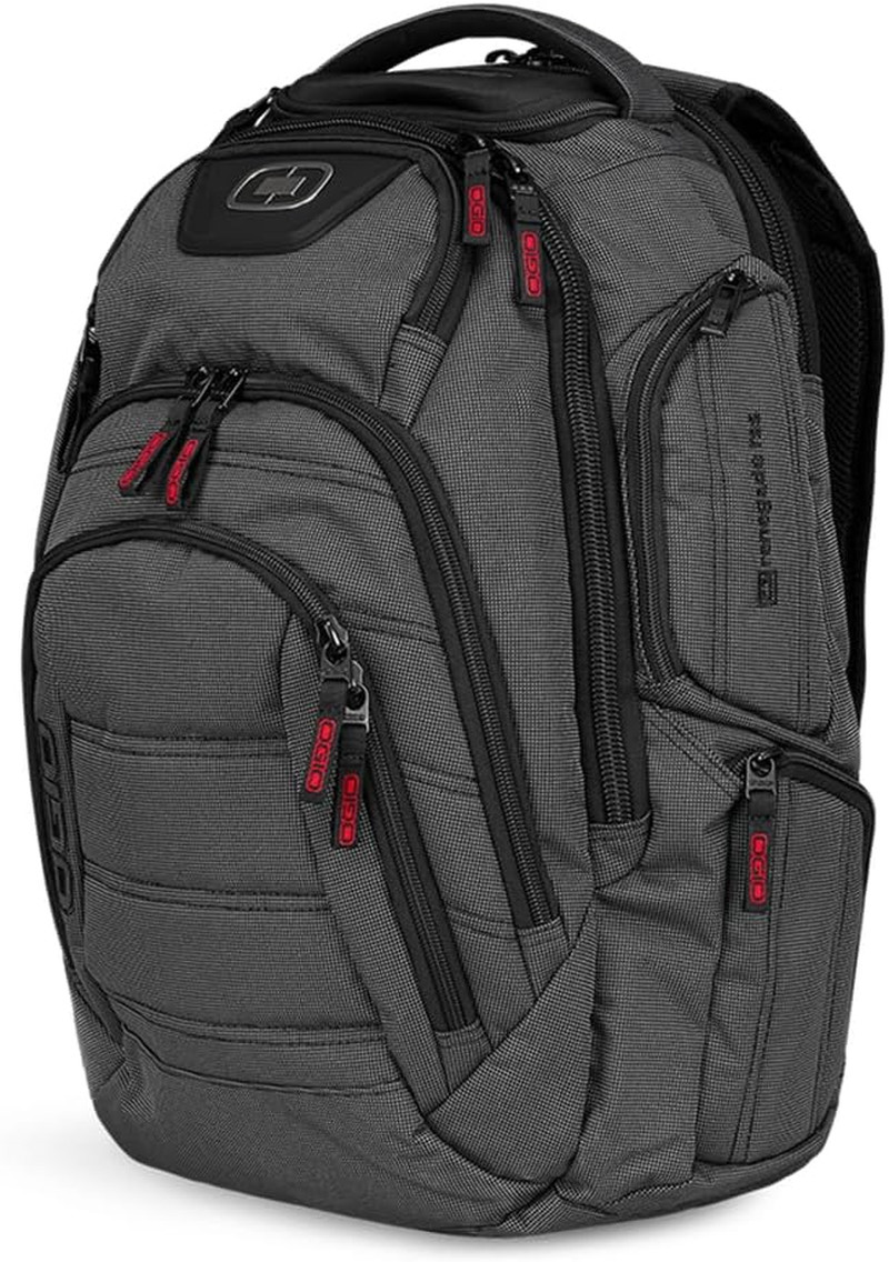 Renegade Large Black Pindot Backpack – Stylish and Durable Design