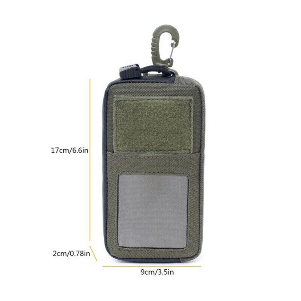 Tactical Wallet Card Holder Molle Pouch Men’s Outdoor Hunting Military Waist Bag