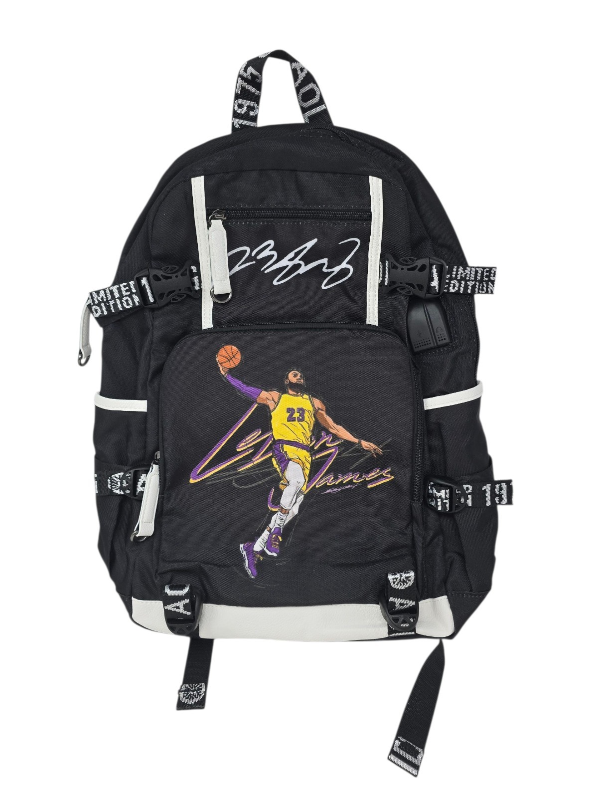 Ansigeren Basketball Player 23 Multifunction Fan Backpack+ cable interface