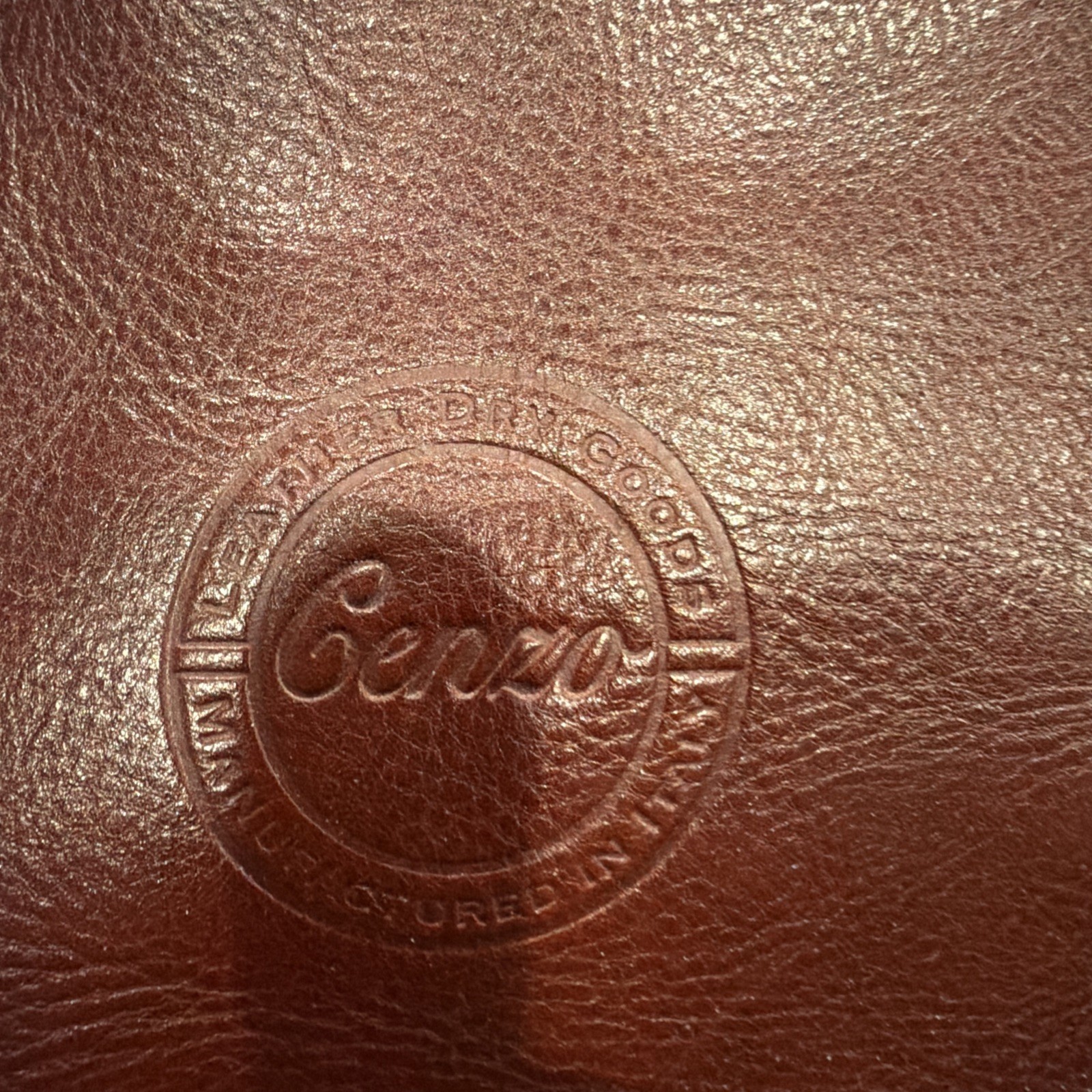 Cenzo Italian Calf-Skin Leather Cenzo Italian Holdall Leather Duffle Bag