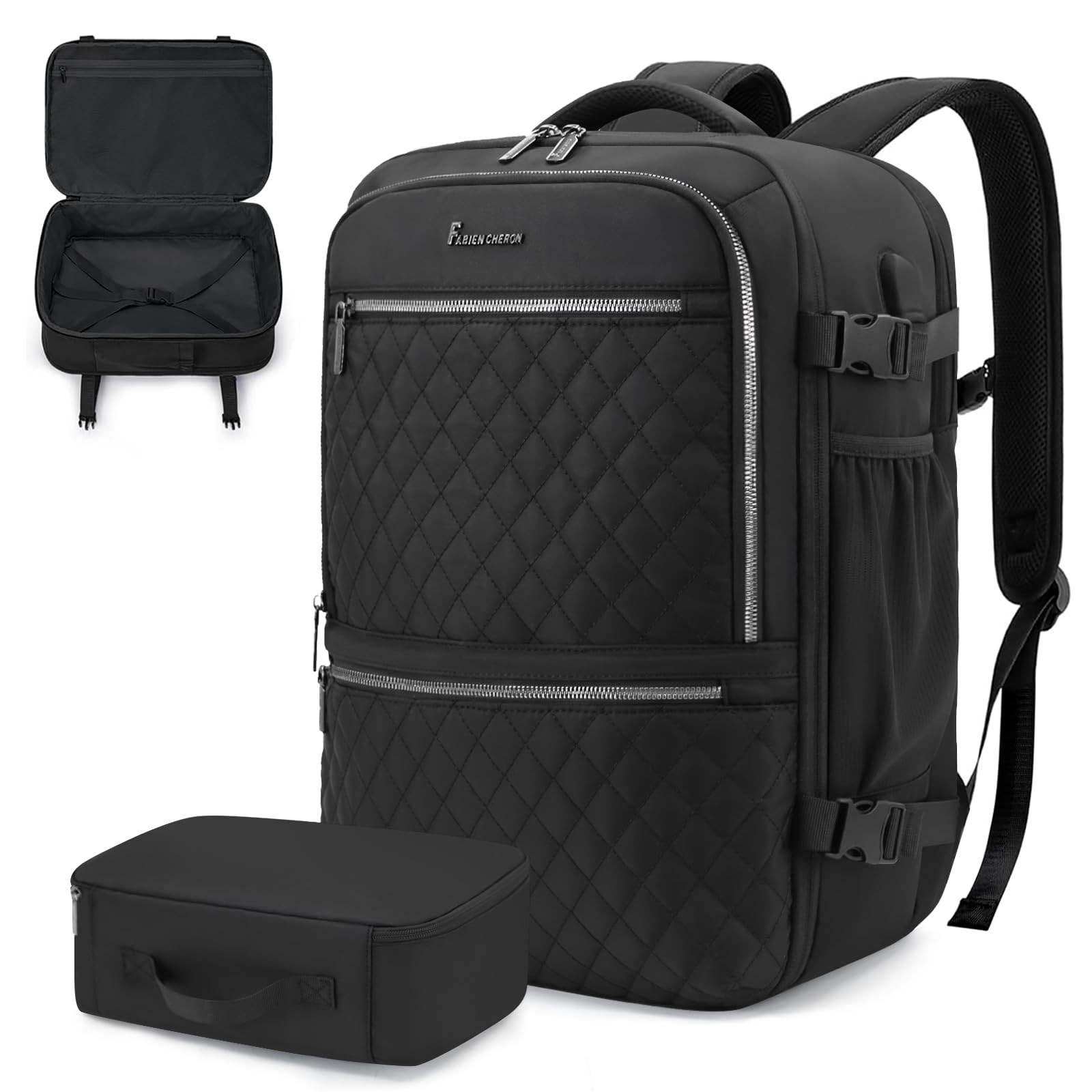 Travel Backpack,30L Carry on Backpack for Airplanes,17.3 Inch Frontier Airlin…