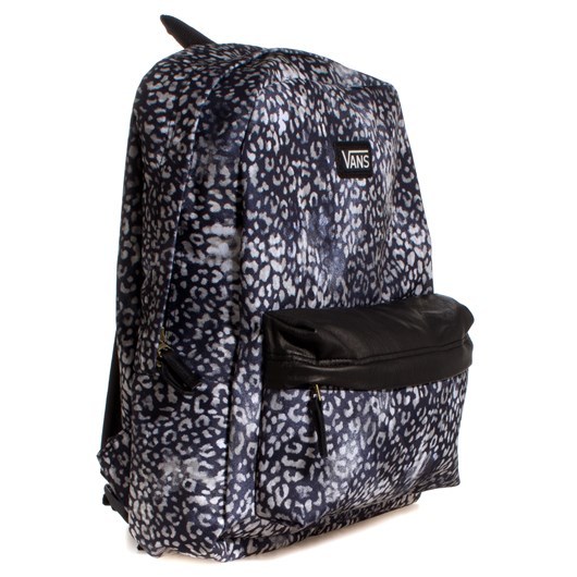 New Vans Deana Washed Leopard Print Book Bag Backpack