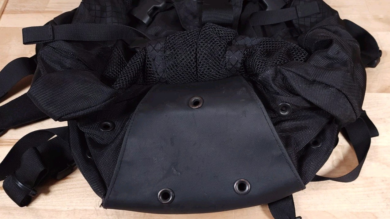 Oakley Software Black Icon Backpack Rucksack Tactical Vintage Y2K Bag