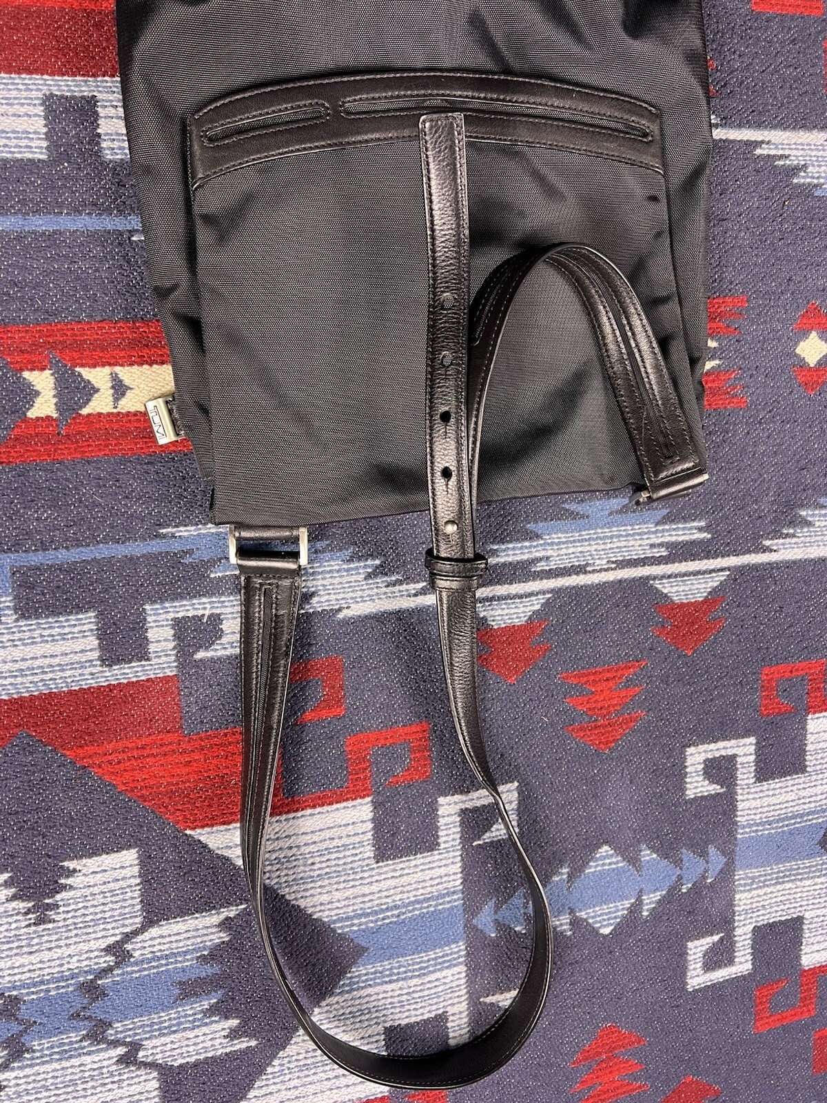 TUMI Alpha Ballistic Nylon Small Flap Crossbody Shoulder Messenger Bag Carry On