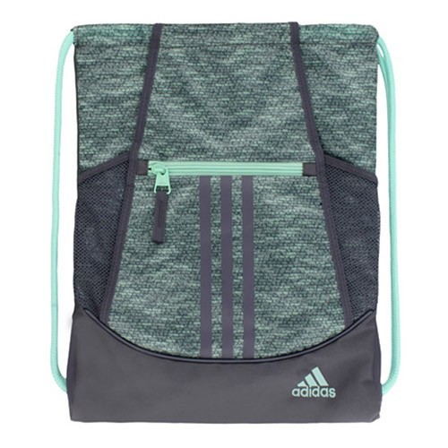 Adidas Alliance II Sackpack, Clear Mint Jersey Flec/Onix/Clear Mint, One Size