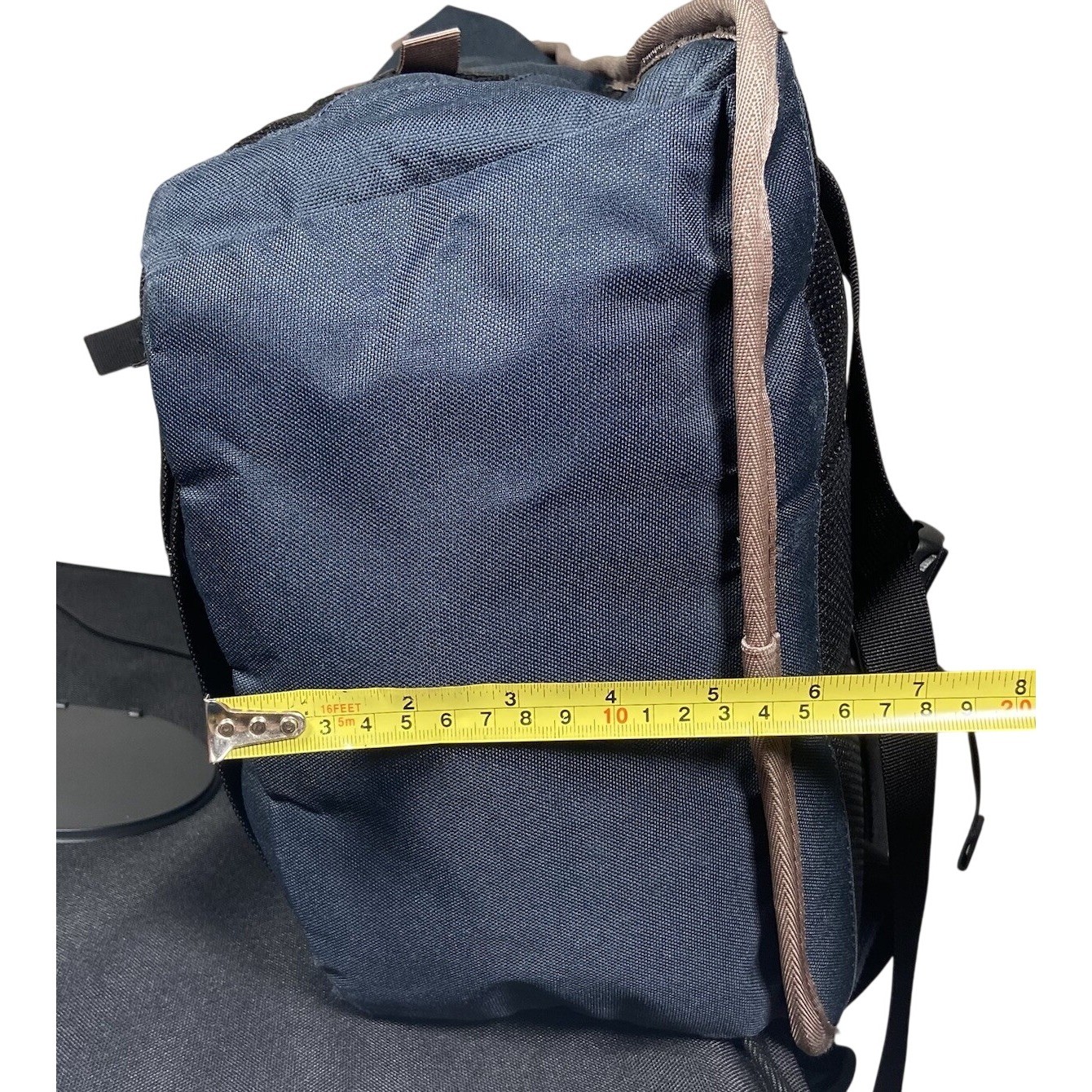 Timbuk2 Rogue Backpack Navy Gray Roll Top Commuter Laptop Travel Bag